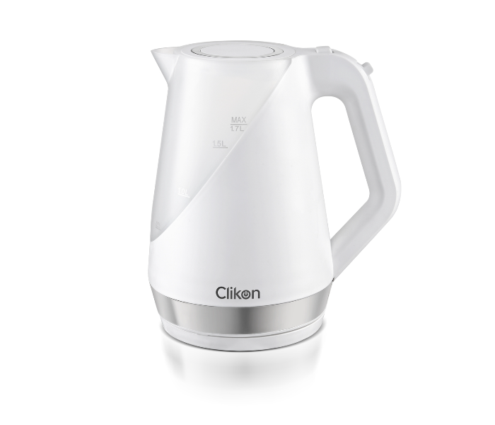 Clikon CK5139 2200 Watts Electric Kettle with Non Slip Handle - White - Zoom Image 1