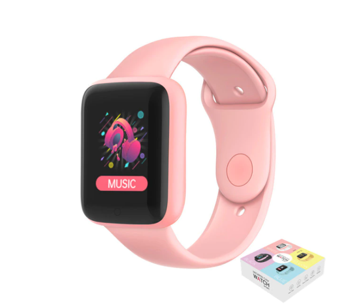 Macaron Sports Smart Watch with Fitness Message Reminder - Pink  - Zoom Image 1