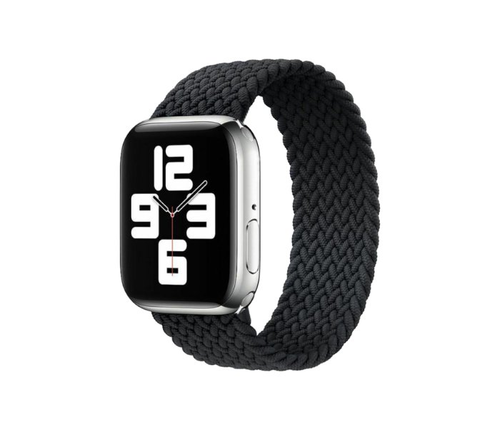 Hyphen HWSABWBKL0226 42 Mm To 44Mm Large Apple Braided Watch Strap  Black - Zoom Image 1