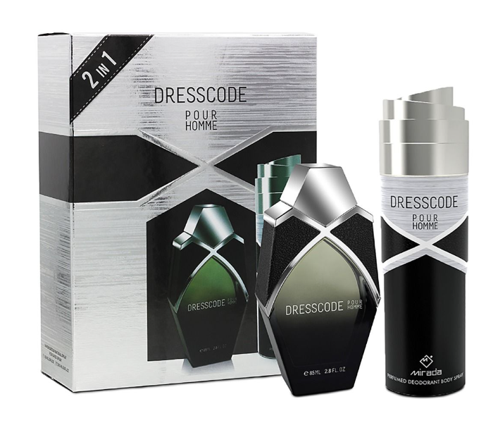 Dresscode 2 In 1 85ml Pour Homme Perfume Deodrant Body Spray  - Zoom Image