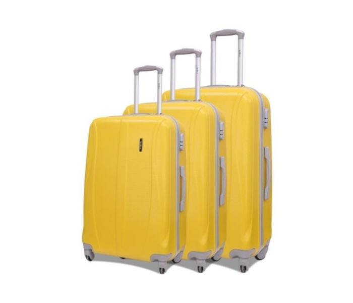 Traveller TR-3305 20 Inch Abs 4 Wheel Traveller Set Trolley - Yellow - Zoom Image