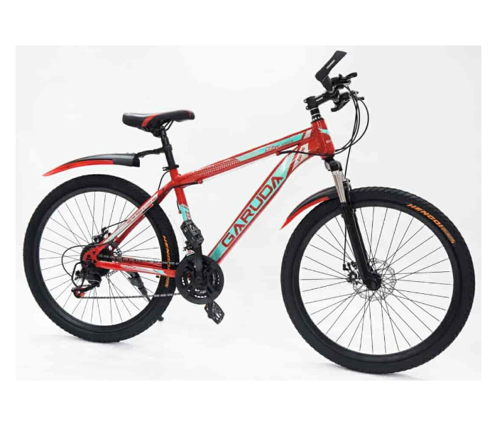 CL26006-26 26 Inch Steel 21 Speed Fast Rolling Ride On Mountain Bike - Red - Zoom Image