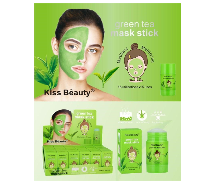 kiss beauty green tea mask stick