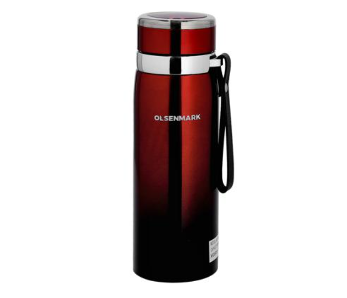 Olsenmark OMVF2486 1000ml Stainless Steel Vacuum Bottle - Red and Black - Zoom Image 2