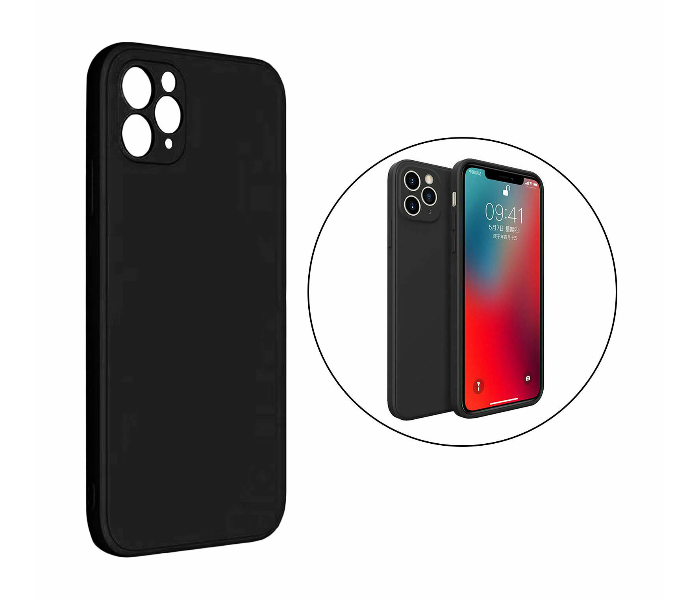 Lab LBPCFC015BK Stylish Plain Colour Fashion iPhone X Mobile Case - Black - Zoom Image 6