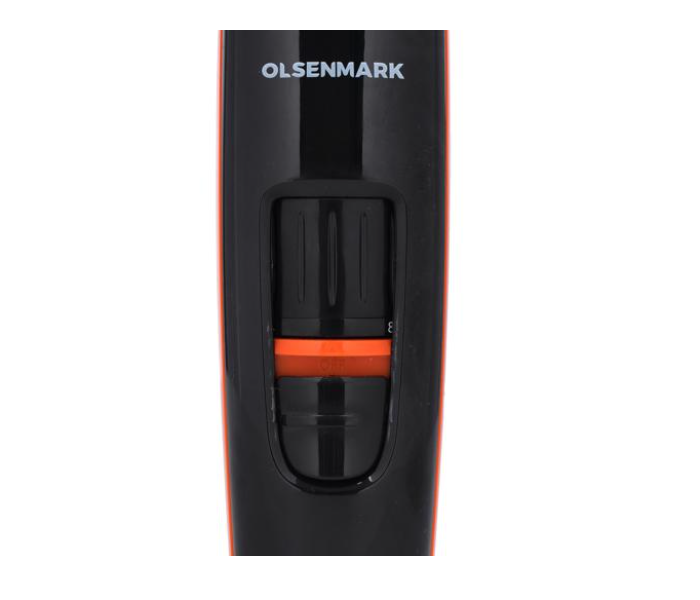 Olsenmark OMTR4088 600mAh Cordless Rechargeable Beard Trimmer - Black and Orange - Zoom Image 2