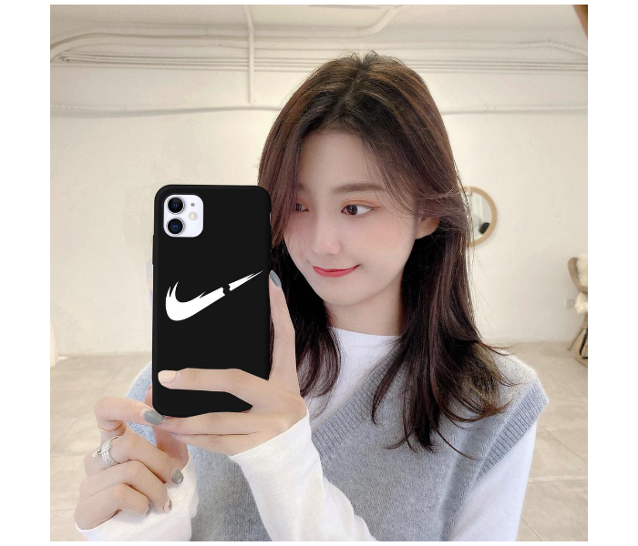 Lab LBNCR005BK Stylish Nike Cut Rubber iPhone 11 Pro Mobile Case - Black - Zoom Image 2