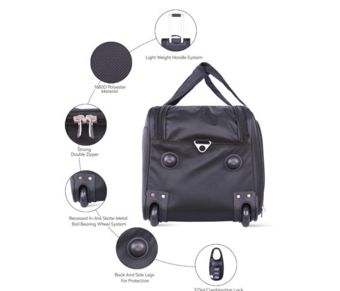 Para John PJDB3029B Duffle Bag - Black, 3 Pieces - Zoom Image 2