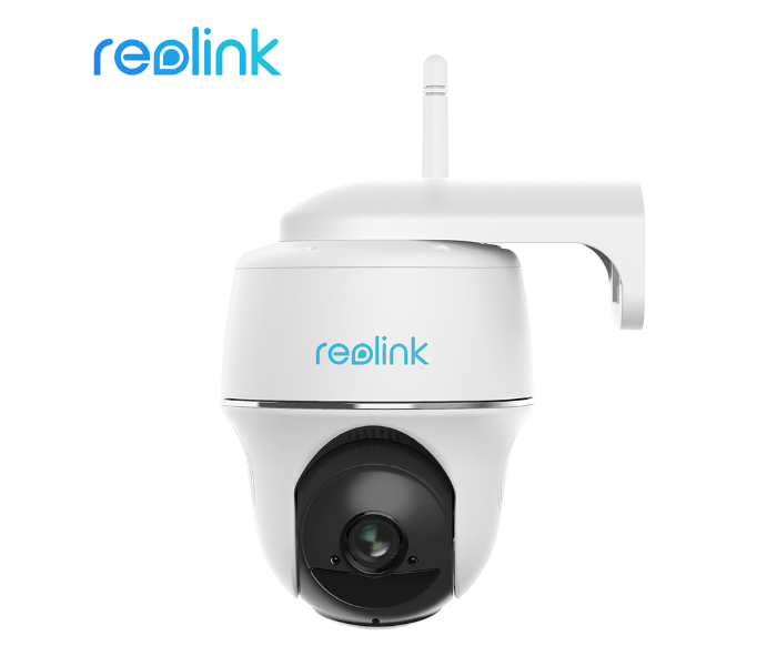 Reolink Argus PT 2 MP Wireless Pan Tilt Solar Powered Wifi Security Camera - White - Zoom Image 1