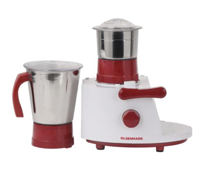 Olsenmark OMSB2488 750Watts 4-in-1 Juicer Mixer Grinder - Red and White - Zoom Image 5