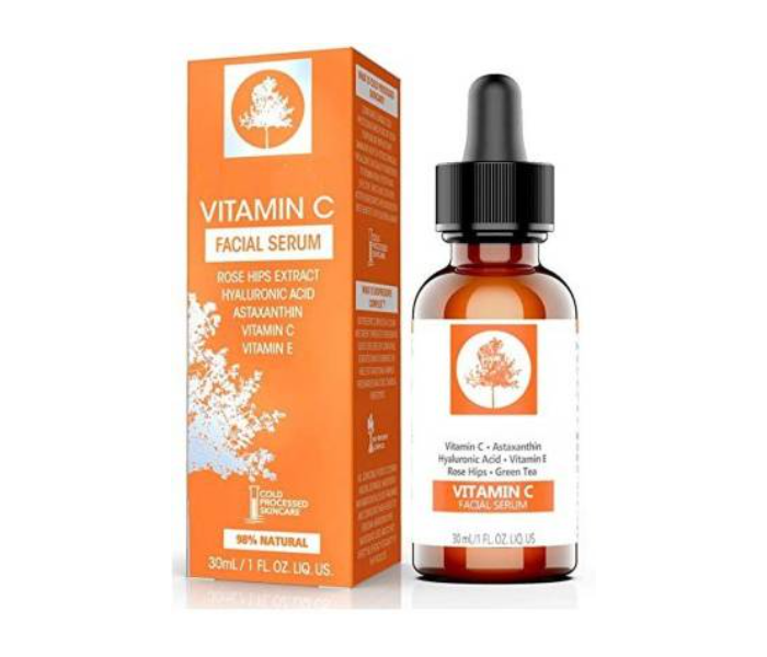 30 ml Anti Aging Vitamin C Serum for Face with Hyaluronic Acid and Pure Vitamin E - Zoom Image 1