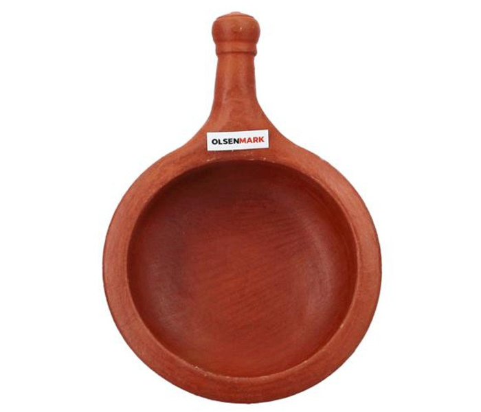 Olsenmark OMCP6013 19cm Tradtional Clay Cookware Fry Pan - Brown - Zoom Image 2