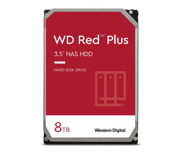 WD WD80EFZX Western Digital Red Plus 3.5 Inch 8TB Hard Disk Drive - Zoom Image 2