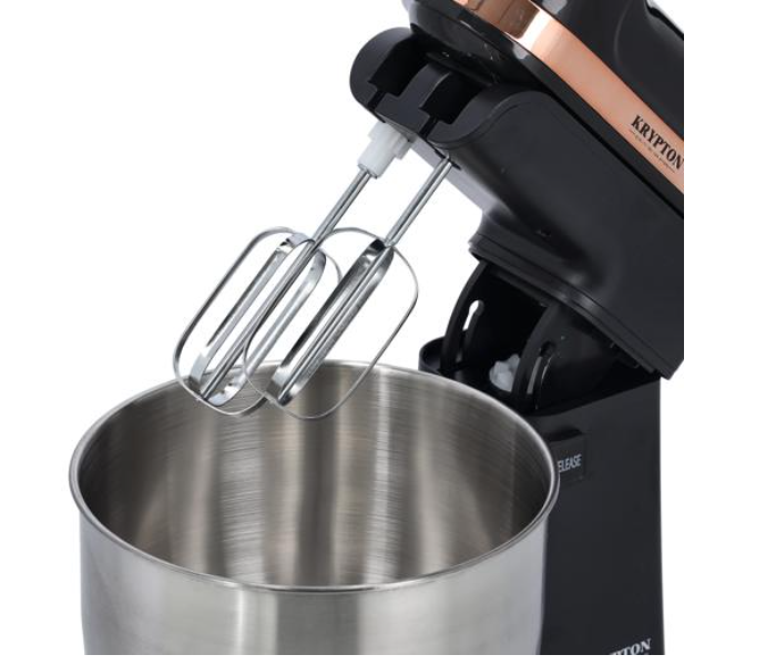 Krypton KNSM6343 220W 5 Speed Control Stand Mixer with Two Beaters and Two Hooks - Silver and Black - Zoom Image 5