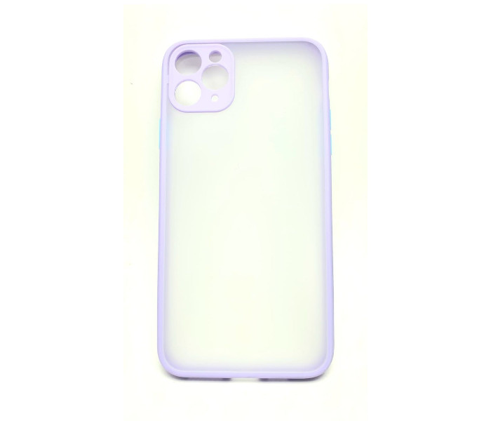 Lab LBTBC004PU Transparent Border Color Fashion Case without Print iPhone X Mobile Case - Purple - Zoom Image 3