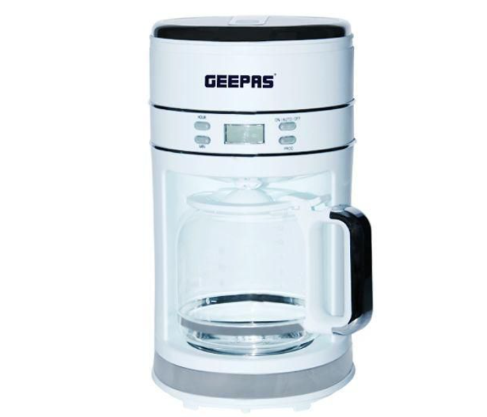 Geepas GCM5344 1.5 Liter Coffee Maker - White - Zoom Image 1