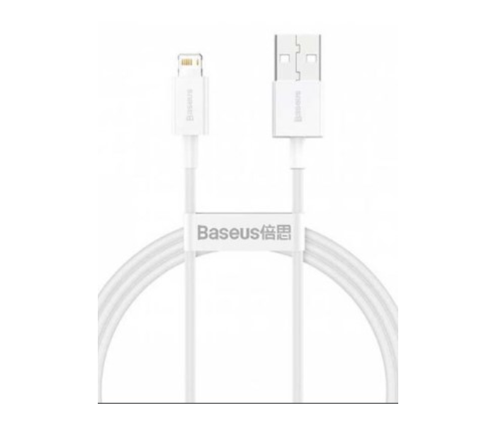 Baseus CALYS-B02 1.5 Meter 2.4A Superior Series Lighting Cable - White - Zoom Image 1