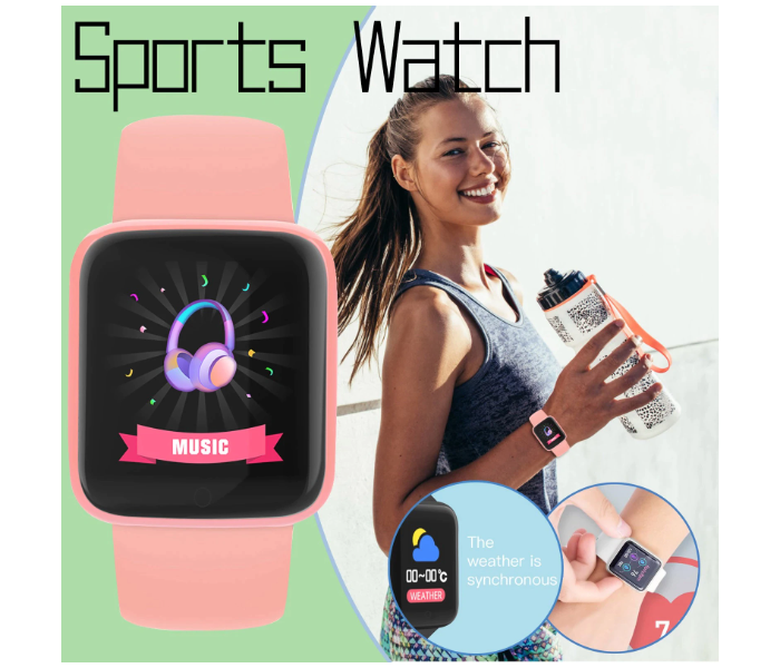 Macaron Sports Smart Watch with Fitness Message Reminder - White - Zoom Image 3