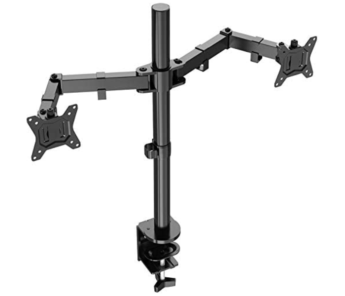 Skill Tech SH-024N Dual Desk Top Mount 13 to 32 Inch Screen - Black - Zoom Image 3