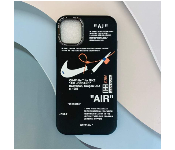 Lab LBNAC011BK Stylish Nike Air Cut iPhone 11 Mobile Case - Black - Zoom Image 1