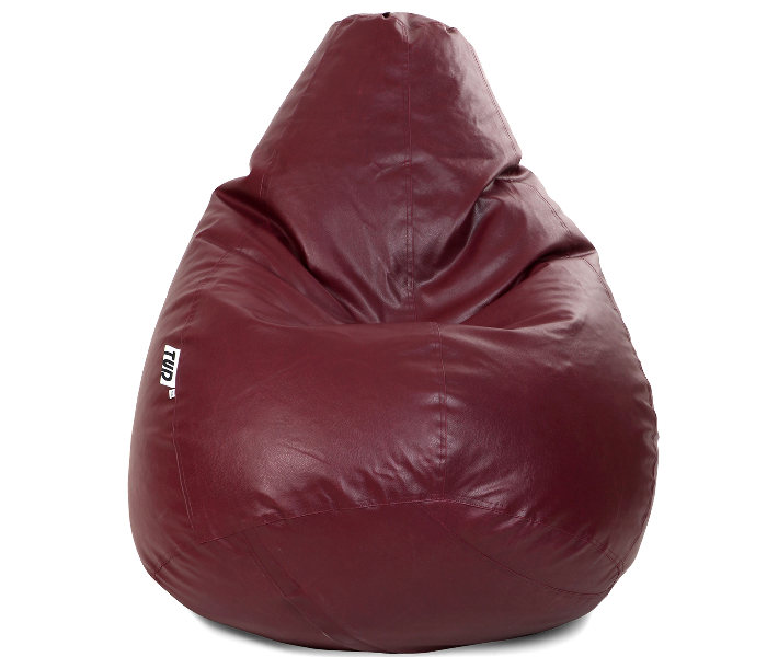 TUD Classic 4XL Leatherette Bean Bag - Maroon - Zoom Image 1