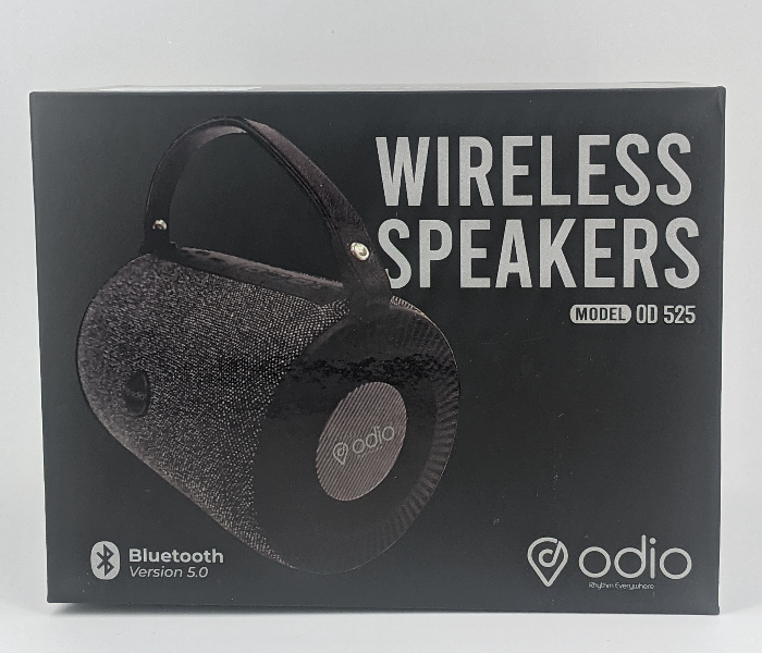 Odio OD525 Portable Wireless Speaker Bluetooth - Black - Zoom Image 3