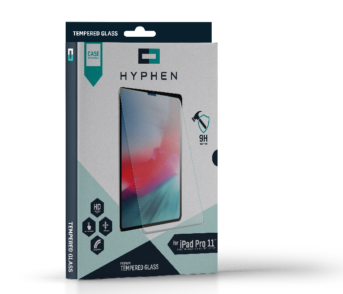 Hyphen HTG-IP8226 11 Inch Tempered Glass for Ipad Pro 11- Clear - Zoom Image 2