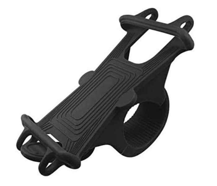 Silicone Accessories Mobile Phone Holder Bracket for Scooter Bicycle and Motorcycle - Black - Zoom Image 1