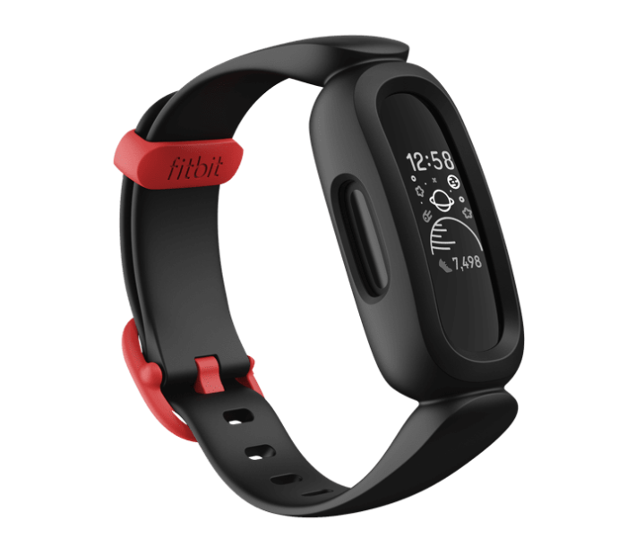 Fitbit Ace 3 Activity Tracker for Kids - Black and Red - Zoom Image 1