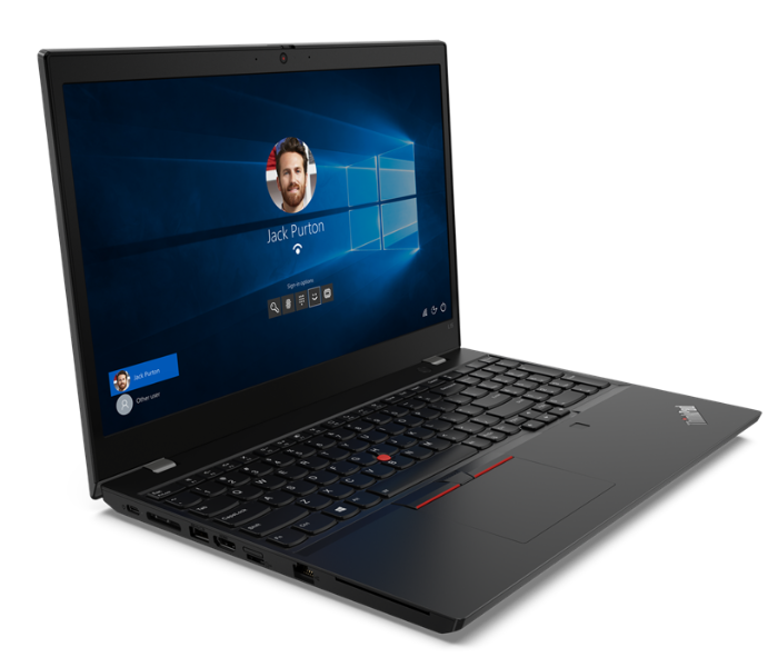 Lenovo 20U30061UE L15 15.6 Inch FHD Intel Core i5 10210U Processor 8GB RAM DDR4 256 SSD Integrated Intel UHD Graphics DOS - Black - Zoom Image 2