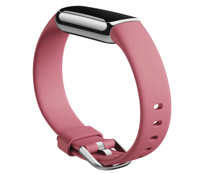 Fitbit Luxe Fitness Wristband with Platinum Stainless and Orchid Band - Zoom Image 3