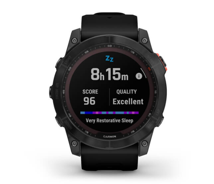 Garmin 010-02541-01 Fenix 7X Solar Slate Grey with Black band - Zoom Image 9