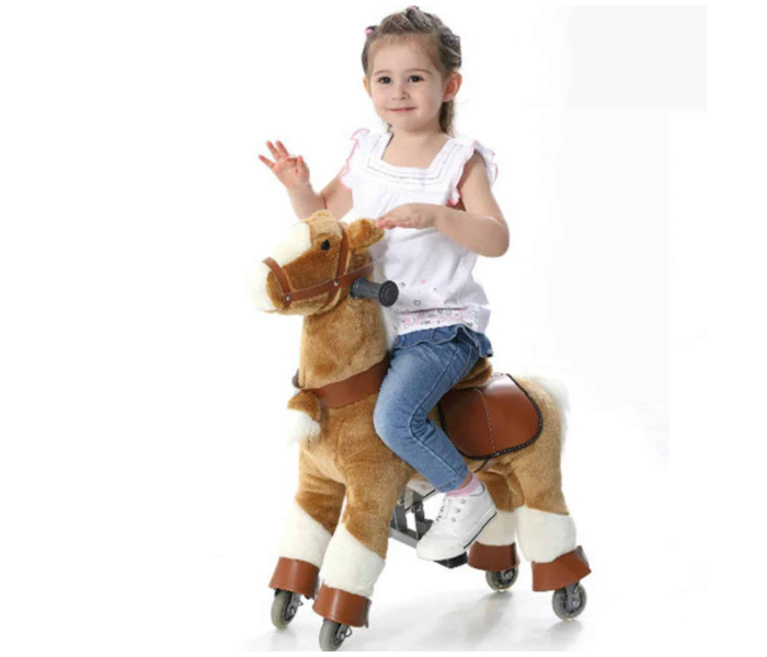 387 Pony Walking Animal Toy for Kids - Brown - Zoom Image