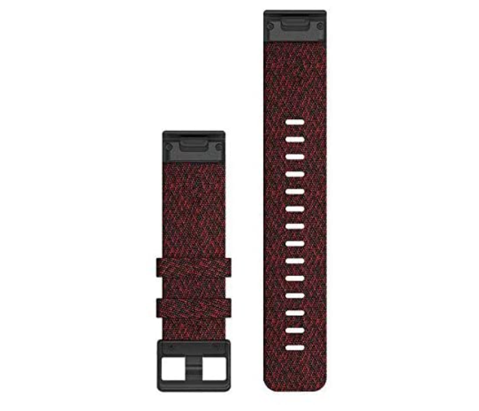 Garmin 010-12863-06 QuickFit 22mm Watch Nylon Band - Heathered Red - Zoom Image 2