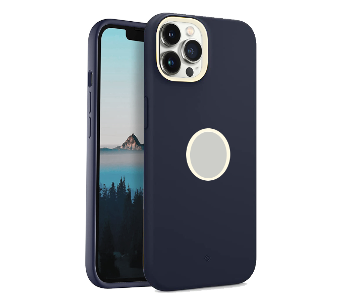 Trands IPHC-789 iPhone 13 Pro Back Case - Navy Blue - Zoom Image 1