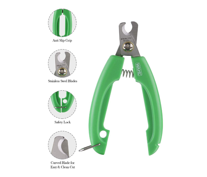 Wahl 858455-016 Animal Curved Nail Clipper - Green - Zoom Image 2