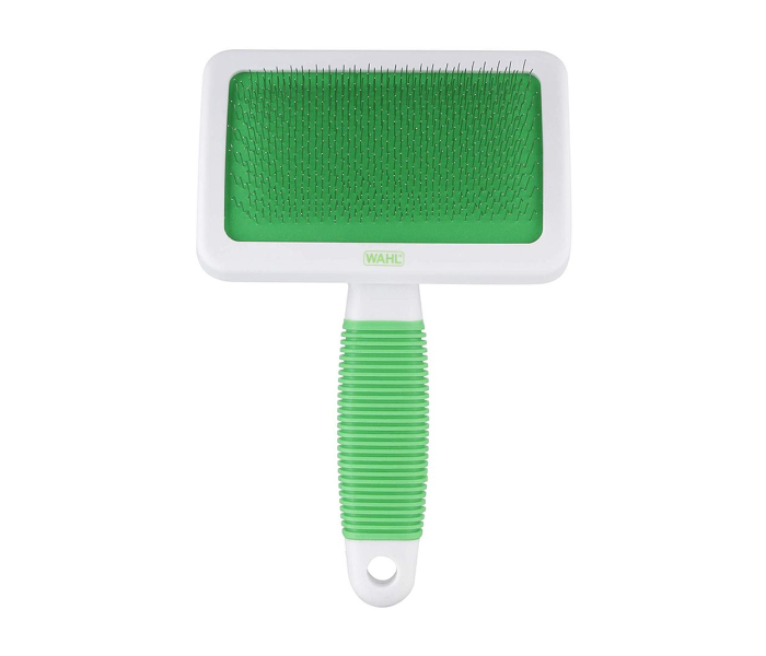 Wahl 858456-016 XL Animal Slicker Brush - White and Green - Zoom Image 1