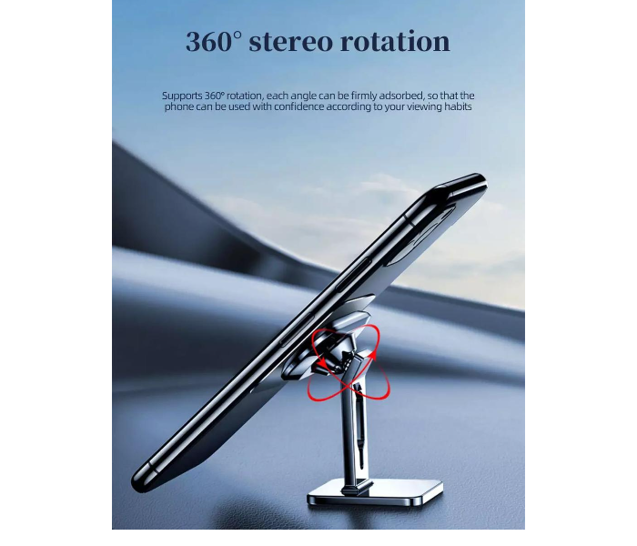 Universal TIT Magnetic Bracket 360 Degree Rotation Car Holder for Phone GPS - Black - Zoom Image 2