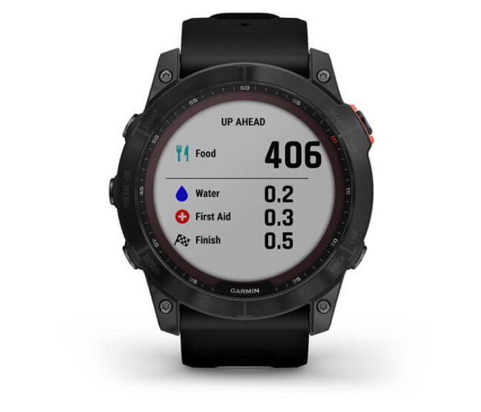 Garmin 010-02541-01 Fenix 7X Solar Slate Grey with Black band - Zoom Image 8