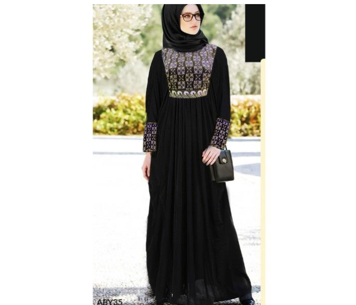 BY02 Casual and Fashionable 50 Sized Abaya for Women - Black - Zoom Image 1