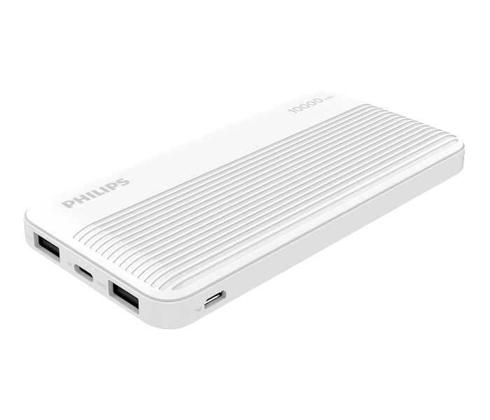 Philips DLP7719N-00 10000MAH Universal Power Bank - White - Zoom Image 2