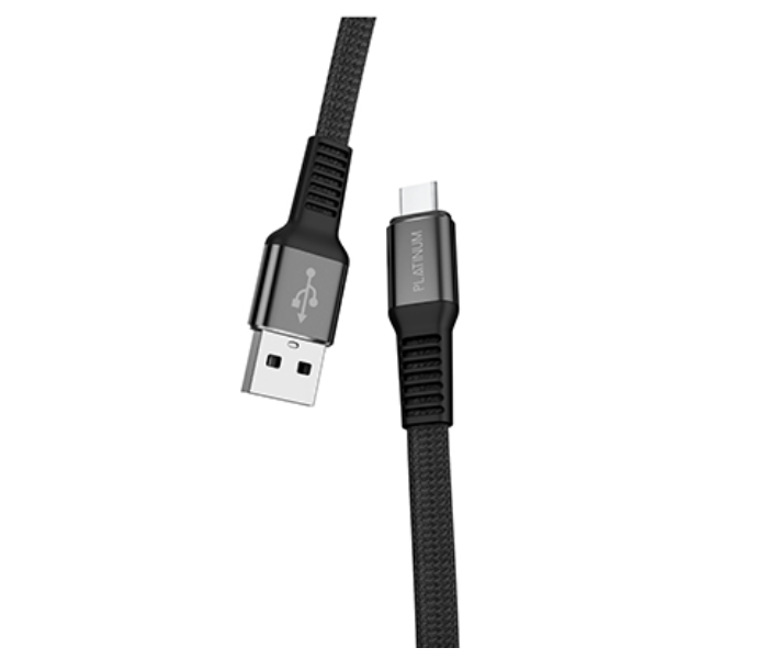 Platinum P-CBTGHC1BK Tough Series 1.2M Type-C Cable - Black - Zoom Image 2