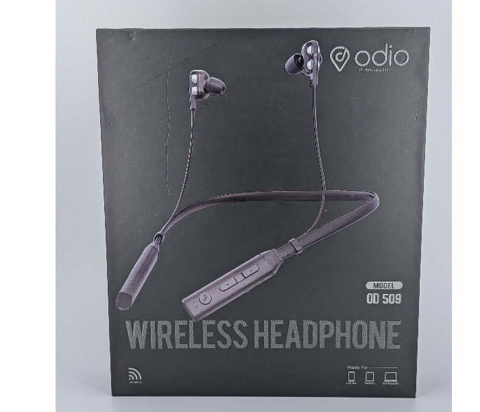 Odio OD509 Wireless Headphone - Black - Zoom Image 1