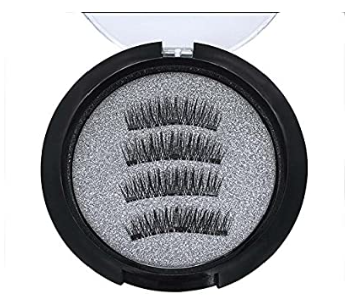 Abelyn ML00524P3 3 Magnetic Lashes Natural Handmade Reusable Magnets False Eyelashes Extensions Makeup No Need Adhesives - Black - Zoom Image 2