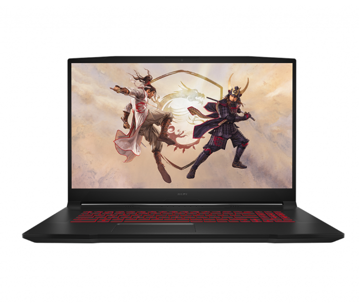 MSI 9S7-17L212-622 KATANA GF76 11UD 17.3 Inch FHD Intel Core i7 11800H Processor 16GB DDR4 RAM 512GB SSD 4GB NVIDIA Geforce RTX 3050Ti Graphics Windows 11 Home - Black - Zoom Image 1