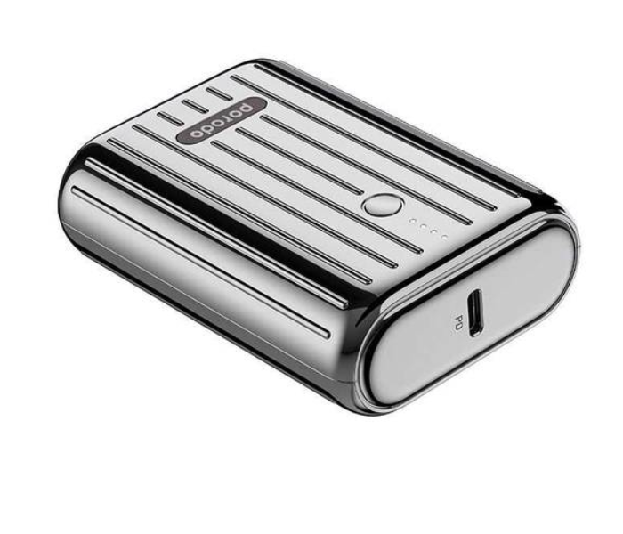 Porodo PD-PBFCH001-SL 10000mAh 18Watts Power Bank - Silver - Zoom Image 2