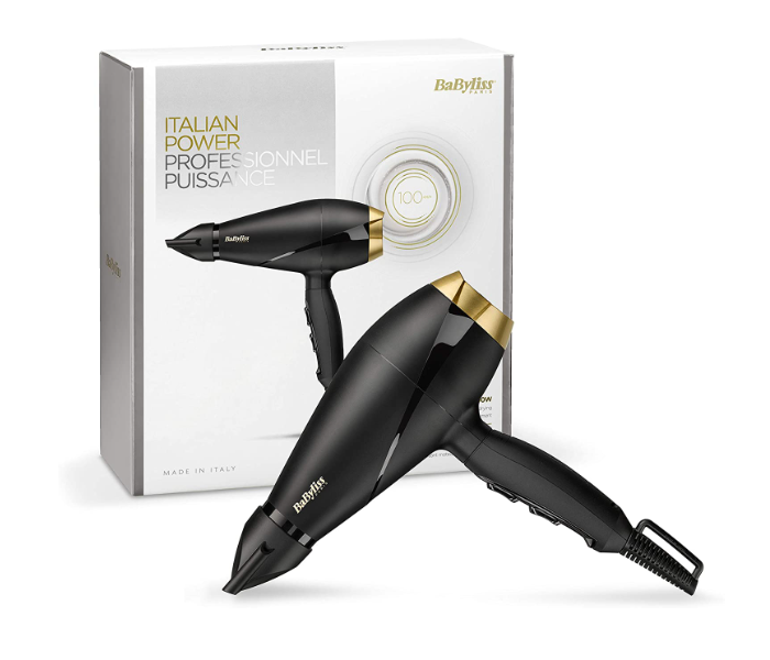 Babyliss 6704SDE 2000Watts 2 Speed Settings Hair Dryer - Black - Zoom Image 2