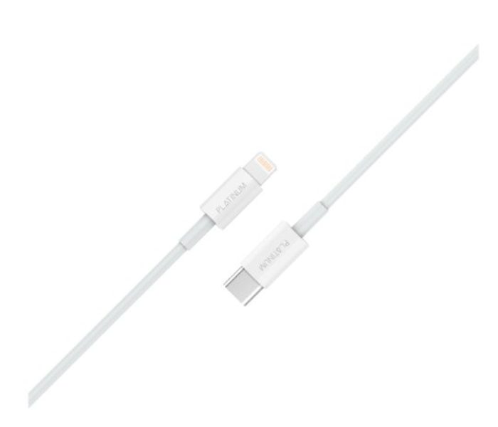 Platinum P-CBVTCLWH 1M Vital Series PD Lightning Type-C Cable - White - Zoom Image 2