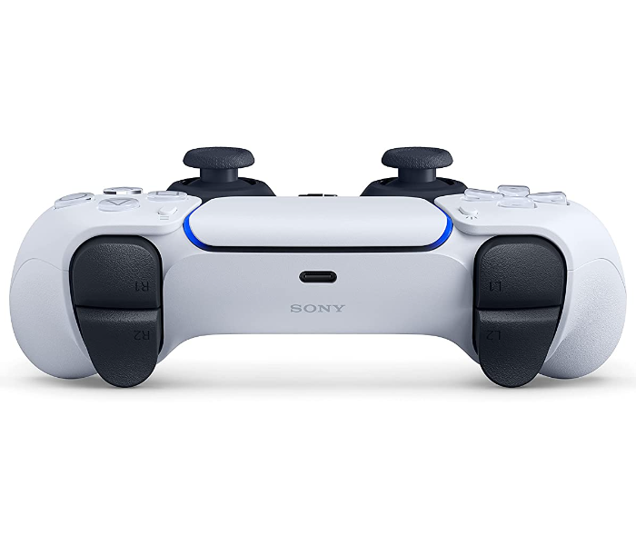 Playstation 5 Dual Sense Adaptive Triggers  Built-in Microphone And Headset Jack Wireless Controller - White - Zoom Image 3