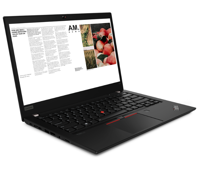 Lenovo 20W000RGAD T14 14 Inch FHD Intel Core i7 1165G7 Processor 8GB DDR4 RAM 512 SSD Integrated Intel Iris Xe Graphics Windows 10 Pro - Black - Zoom Image 3